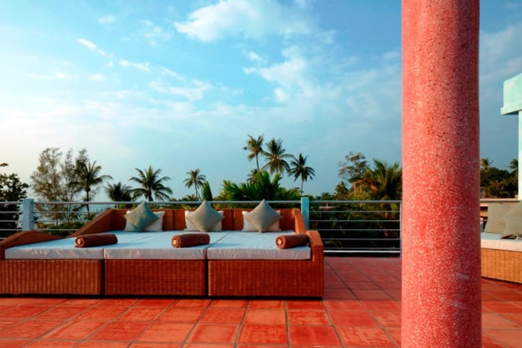 Rooftop seating